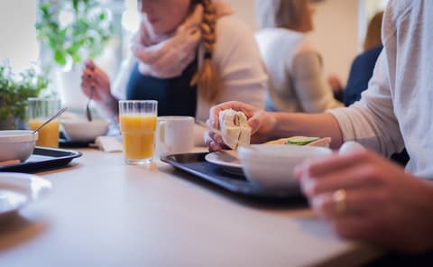 STF Stockholm Skeppsholmen Hostel, Breakfast area