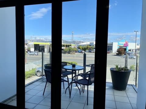 Alpha Motel Christchurch, Balcony view