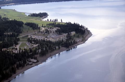 Lake Yellowstone Hotel & Cabins - Inside the Park, Aerial view