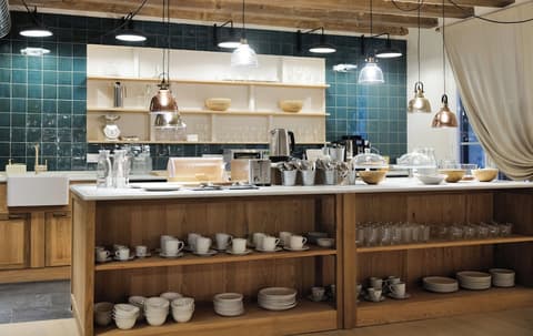 Porxos Garden, Breakfast area