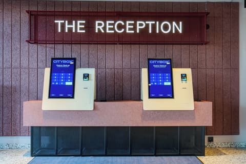 Citybox Stockholm, Check-in/check-out kiosk