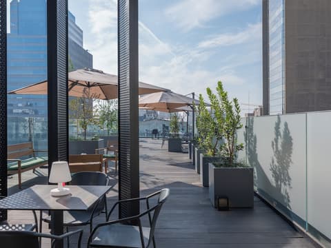 Debaines Hotel Santiago, Rooftop terrace