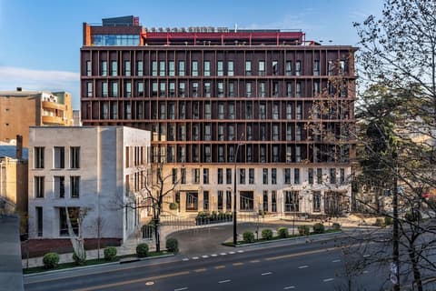 Hotel Afisha, Front of property