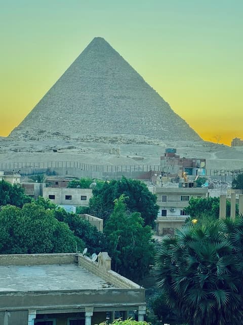 Flower Pyramids Inn, View from room