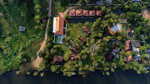Palmgrove Lake Resort, Aerial view