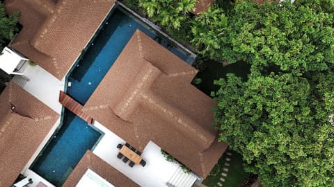 Villa Macaque and Villa Languor, Outdoor pool