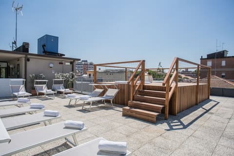 Hotel Cristallo, Terrace/patio