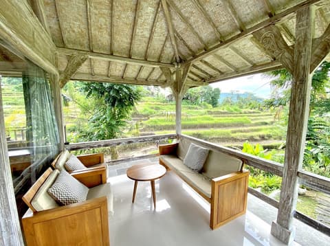 Sawah Indah Villa, Terrace/patio