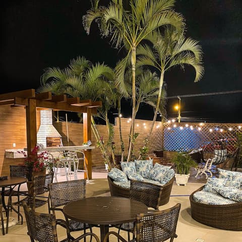 Hotel & Pousada Favareto, Terrace/patio