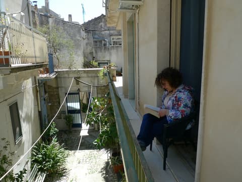 I tetti di Siciliando, Balcony