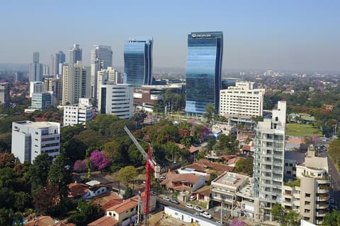 Danieri Asunción Hotel, Aerial view