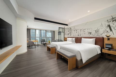 UrCove by Hyatt Guangzhou Canton Tower Exhibition Center-Registration Counter and Shuttle Bus Available during Canton Fair Period, Room