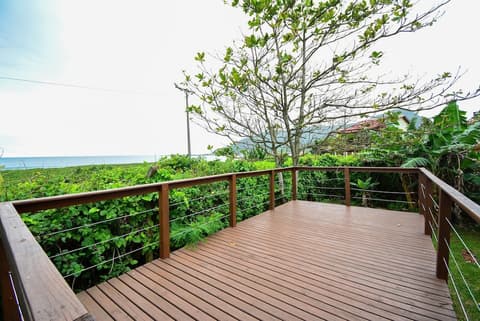 Pé na Areia Encanto da Armação, Terrace/patio