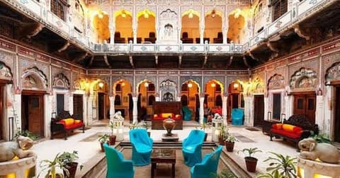 Hotel Mandawa haveli, Lobby