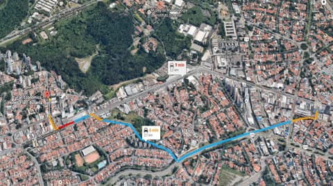 Flat Econômico, Aerial view