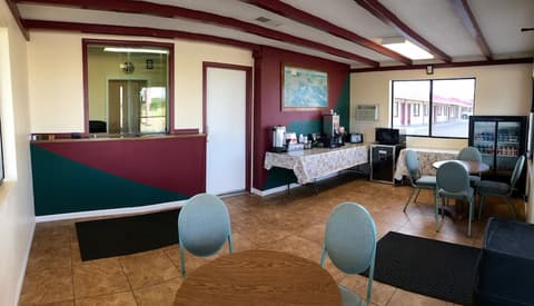 Regal Motel in Las Vegas, New Mexico, Check-in/check-out kiosk