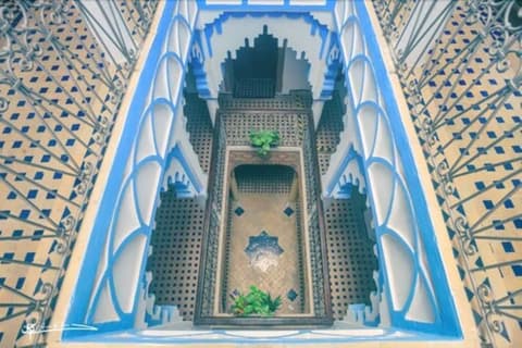 Riad Zaitouna Chaouen, Interior entrance