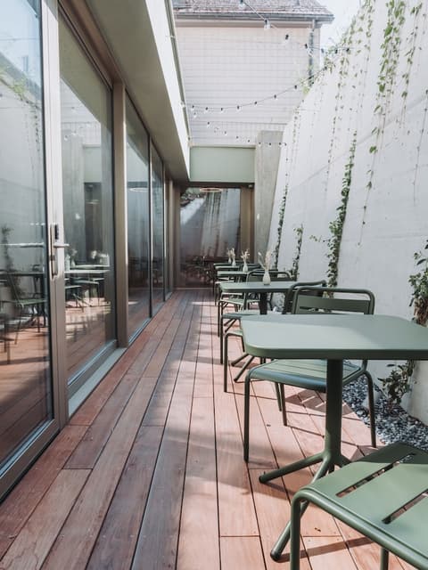 Youth Hostel Montreux, Terrace/patio