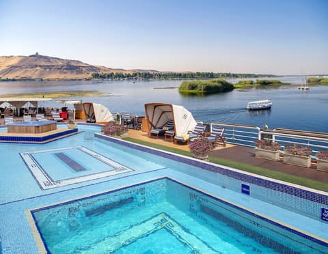 MS Sonesta St George Nile Cruise - Aswan Luxor 3 Nights Friday, Outdoor pool
