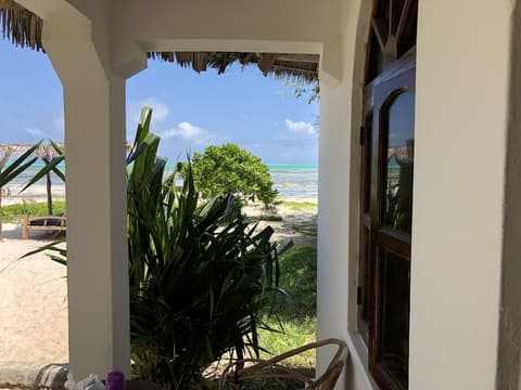 Blue Earth Beach Bungalows, View from room