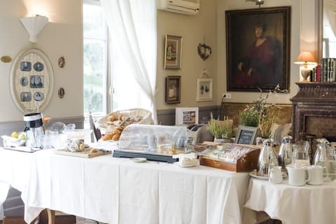 Villa Rivoli, Breakfast buffet