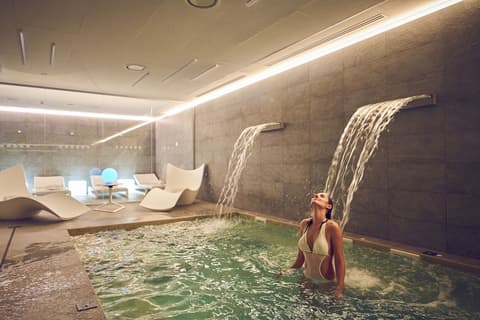 IH Hotels Courmayeur Mont Blanc Resort, Pool waterfall