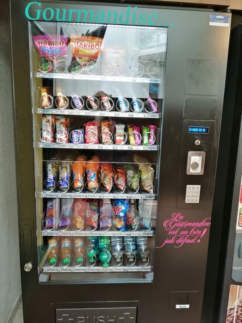 Mister Bed Chambray lès Tours, Vending machine