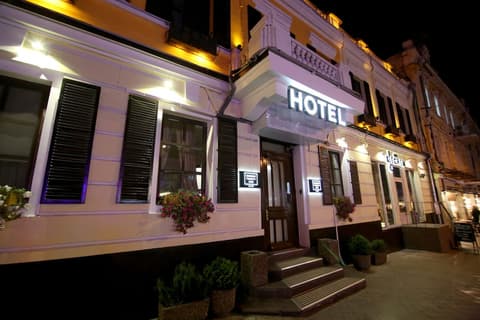 Number 21 by DBI, Front of property - evening/night