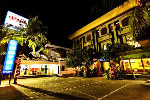 Nirmala Hotel, Front of property - evening/night
