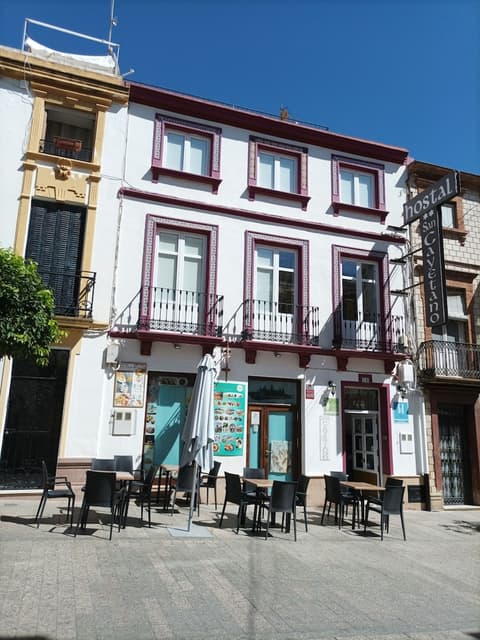Hostal San Cayetano, Front of property