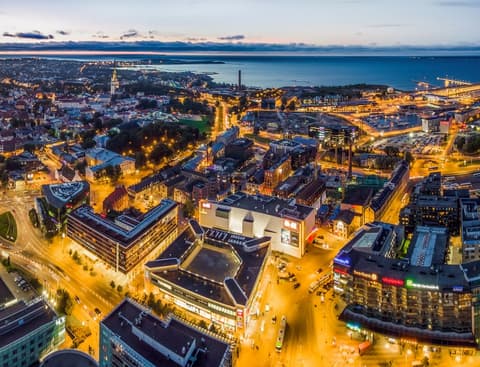 Nordic Hotel Forum, Aerial view