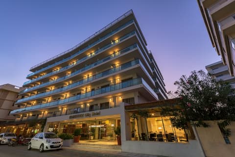 Manousos City Hotel, Front of property - evening/night