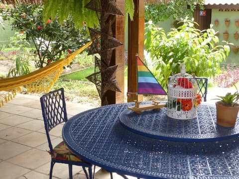 Pousada das Bromélias, Terrace/patio