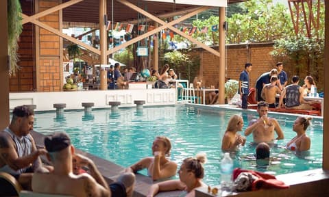 Lub d Siem Reap, Outdoor pool