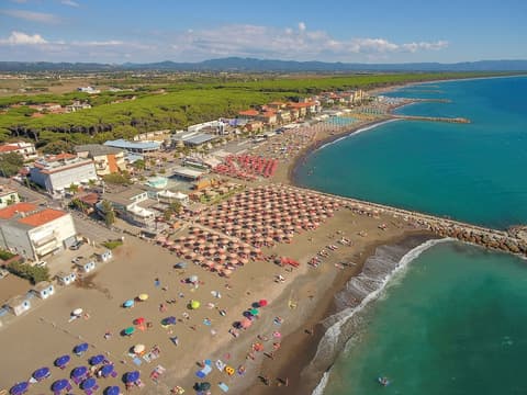 Hotel Il Settebello, Beach