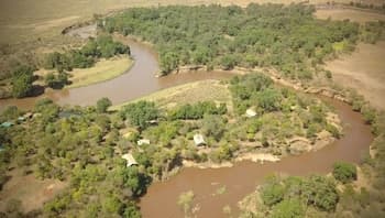 HAMMERKOP MIGRATION CAMP, Aerial view