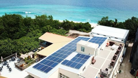 Paguro Beach Inn, Aerial view