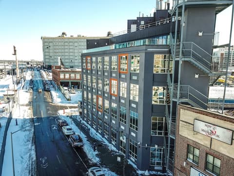 Feather Factory, Aerial view