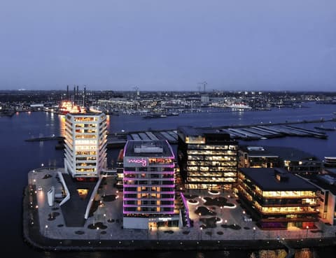 Moxy Amsterdam Houthavens, Aerial view