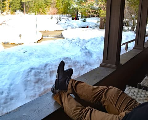 National Park Inn, Porch