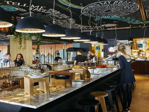 Mama Shelter Belgrade, Breakfast area