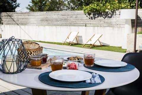 Mas Lafleur, Breakfast area