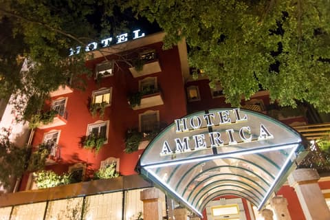 Hotel America, Front of property - evening/night
