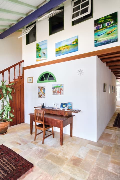 A Casa de Paulo Autran, Lobby