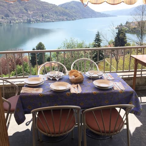 Al Poggio, Outdoor dining