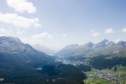 Romantik Hotel Muottas Muragl, View from room