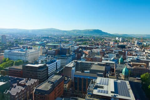 Grand Central Hotel Belfast, View from room