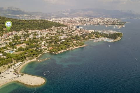 Hotel Cvita, Aerial view