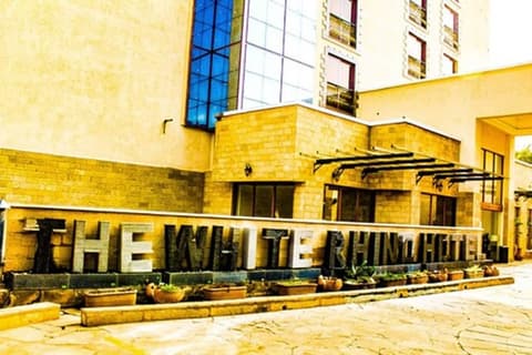 The White Rhino Hotel, Front of property