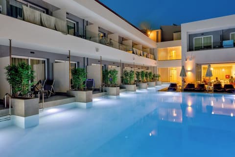 White Olive Premium Laganas - All Inclusive, Terrace/patio